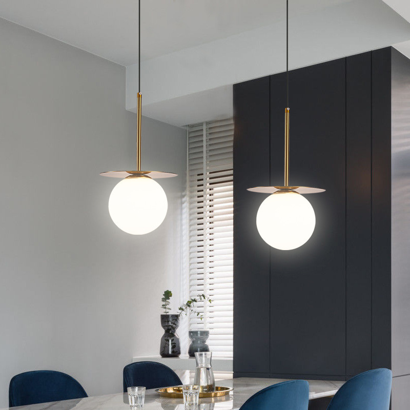 Nordic Modern Personality Creative Restaurant Bar Children's Room Bedroom Bedside Internet Celebrity Wandering Earth Planet Small Chandelier