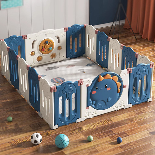 Fence guardrail baby ground game baby indoor household children plus climbing mat crawling mat folding fence
