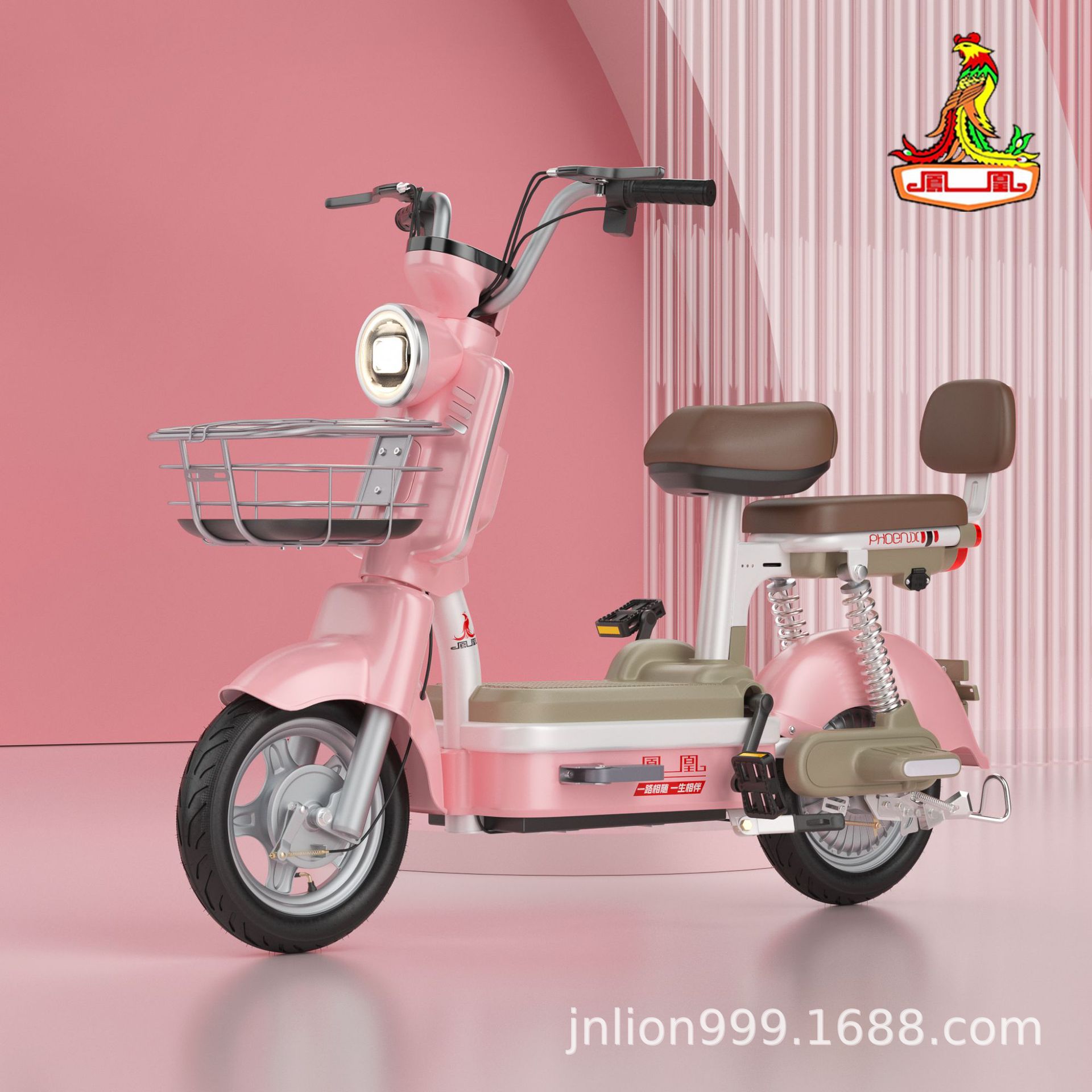 Phoenix 2024 nueva bicicleta eléctrica retro moderna niña pequeña nueva bicicleta eléctrica estándar nacional coche de batería de transporte