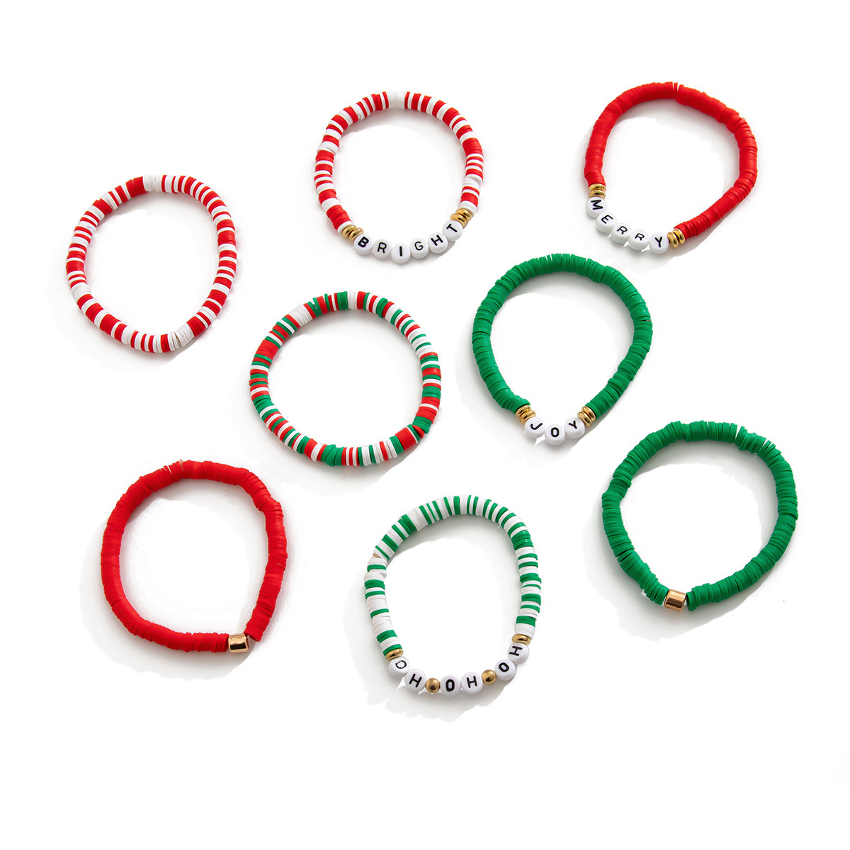 47g Weight Christmas Festival Women's Gender Cute Style Cute Beaded Bracelets Wholesale 5