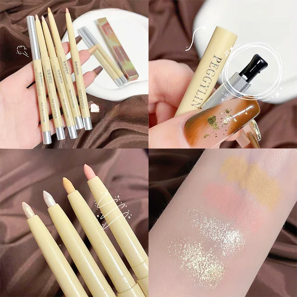 Ma Sheng Lie Silkworm Pen Highlight Eyeliner Glue Pen Lie Silkworm Pen Female Pearlescent Outline Highlight Eyeliner Cross-border Explosions