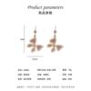 Purple goods from pearl, earrings, internet celebrity