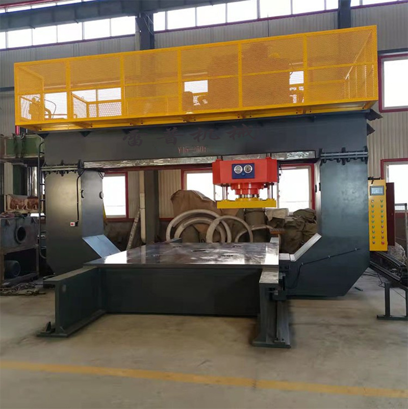 250吨四方位移动龙门框架式液压机 铝板钢板校平机实心轮胎压胎机