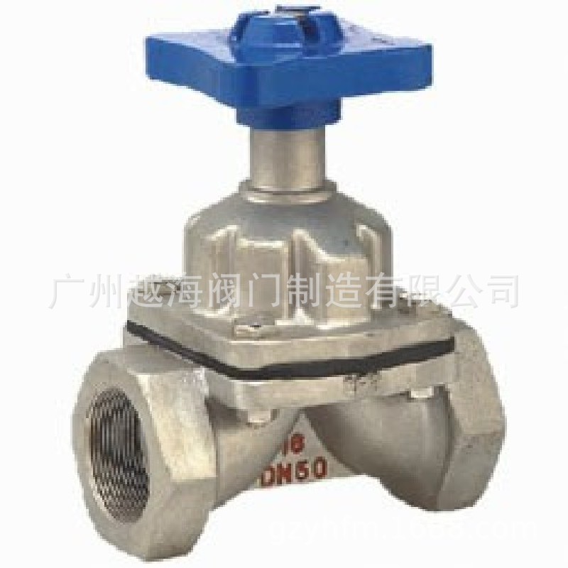 上海高中压贵龙阀门 EG11W 内螺纹隔膜阀耐腐蚀衬氟工业阀门