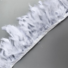 厂家定制彩色火鸡羽毛花边演出服装辅料婚纱饰品手工diy饰品配件