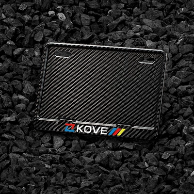 license plate frame, rear license | Nömrə qabı - motorcycle-molded-dry-carbon-twill-kove