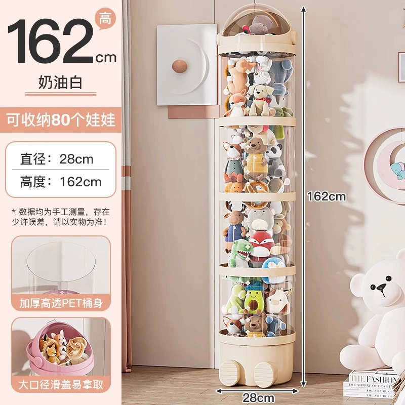 Plush toy, storage system, capacious multilayer doll, increased thickness