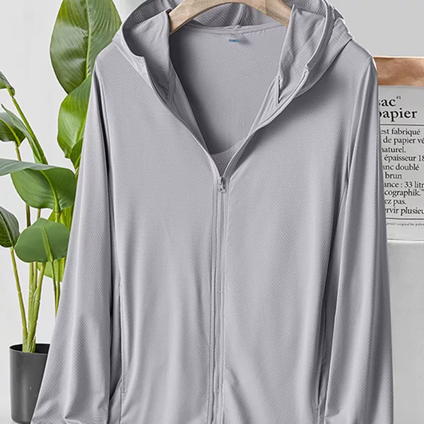U Brand Same Style Outdoor Couple Skin Clothing for Men and Women, Non-Sun Protection, Non-Uv Protection, Ice Silk Mesh Clothing, Quick-Drying