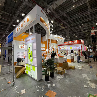 Shanghai Exhibition Center Wooden Structure Exhibition Hall National Exhibition Booth Design, Production, and Construction Service Provider Creative Booth