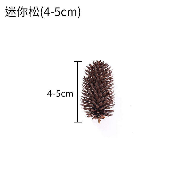 Navidad natural Pino cono árbol de Navidad colgante decoración de vacaciones colgante de Navidad accesorios de tiro guirnalda decoración al por mayor