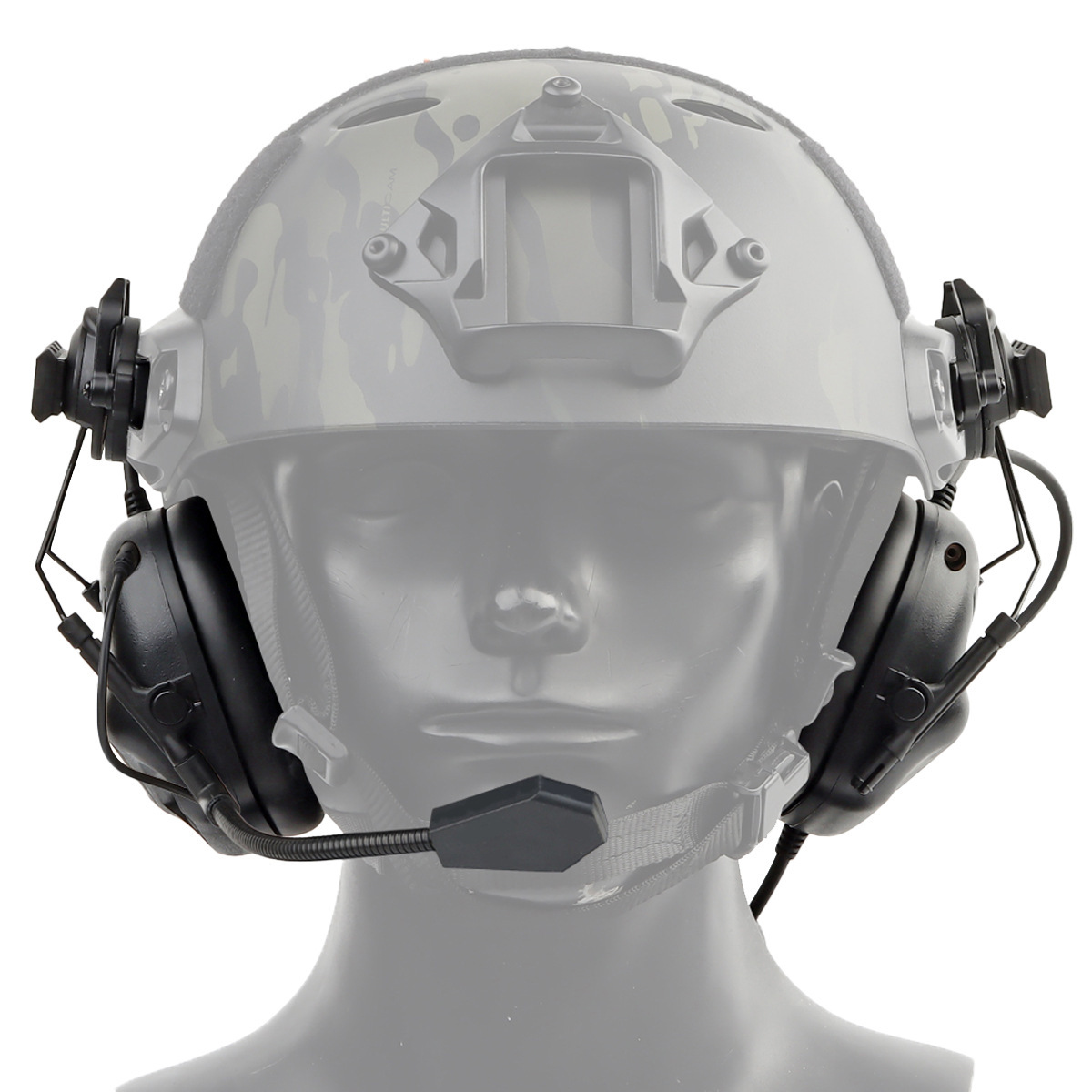 Venta directa de fábrica de auriculares de casco táctico IPSC de quinta generación auriculares de comunicación tipo casco auriculares con reducción de ruido