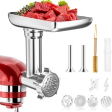 Kitchenaid配件嫩肉切菜器KA厨师机厨宝绞肉配件凯膳怡压面配件