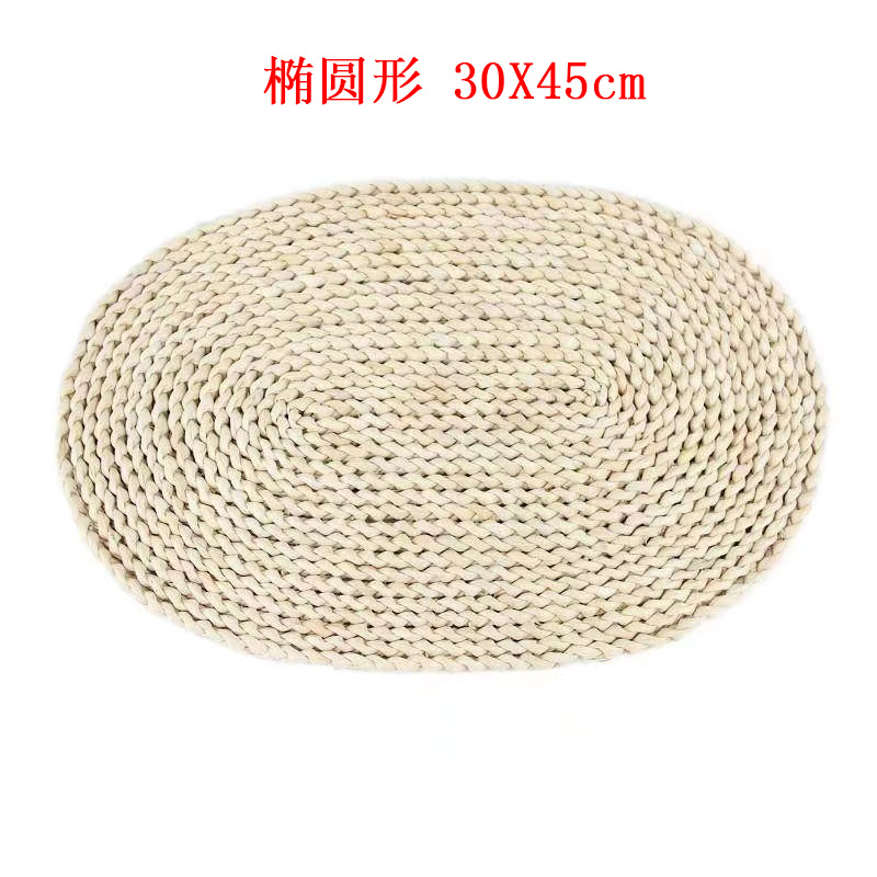Amazon placemat posavasos tejido placemat paja placemat aislamiento placemat ronda placemat cuero de maíz placemat