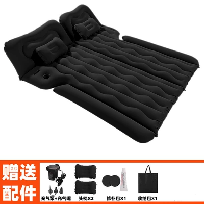 New Suv-Specific Trunk Inflatable Vehicle-mounted inflatable bed - new-suv-trunk-black-with-car-pump