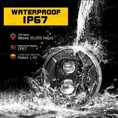 7-inch headlight suitable for Motorcycle headlights, headlights