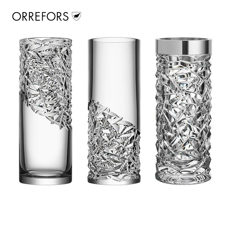 Orrefors импортная хрустальная стеклянная ваза CARAT ручной работы в европейском стиле минималистская домашняя гостиная цветочная композиция украшения