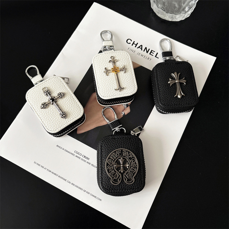 Fashionable Brand Cross Airpods4 Series Bluetooth Headphone Cover Pro3 Universal Protective Zipper Bag Suitable for Apple Models Fashionable Brand Cross Airpods4 Series Bluetooth Headphone Cover Pro3 Universal Protective Zipper Bag Suitable for Apple Models