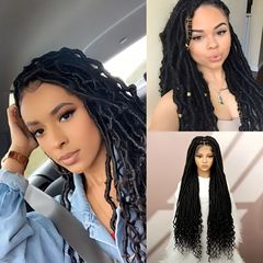 外国貿易クロスボーダーヨーロッパとアフリカの女性用ウィッグフルレース自由の女神フェイクロックスファッションヘア