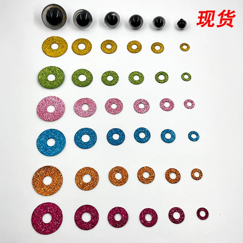 Трансграничный блеск зеленый лук хрустальная кукла глаза TY пластиковые плюшевые игрушки глаза Хэллоуин игрушка набор аксессуаров