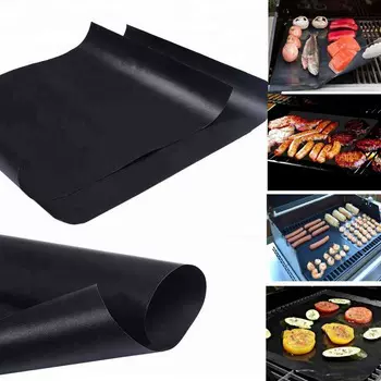 耐高温烧烤垫不粘烤肉垫BBQ特氟龙烧烤垫烧烤垫纸BBQGrillMat