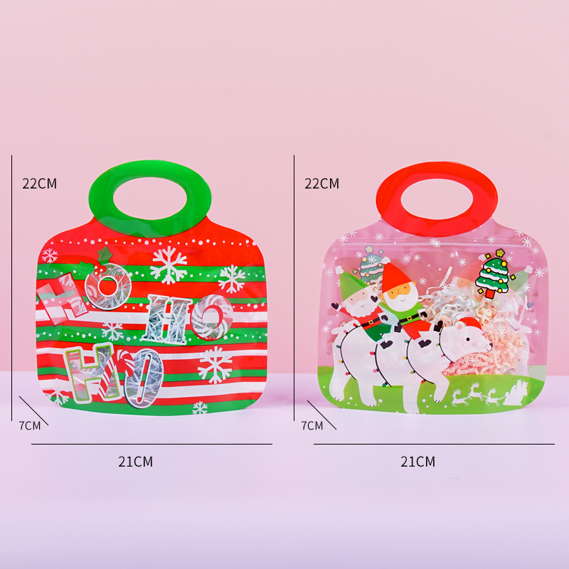 2026 nuevas bolsas de regalo de calcetines de Navidad embalaje de dulces autosuficientes bolsas de regalos de vacaciones creativas bolsas de aperitivos