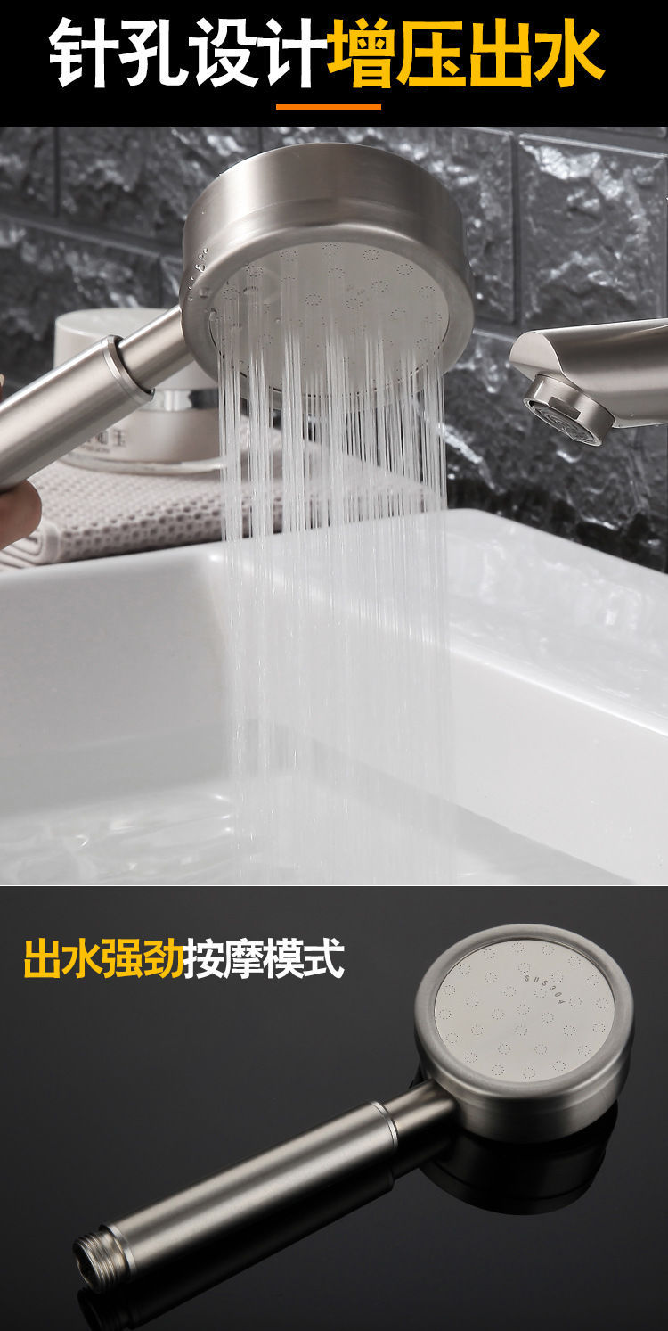 Cross-border 304 stainless steel two-function washbasin faucet, cold and hot lifting washbasin faucet, three-in-one faucet for washing face and shower undefined