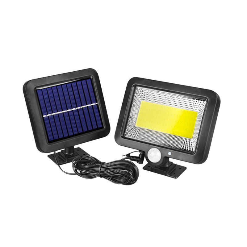 Lámpara de pared solar al aire libre patio Cuerpo Humano lámpara de inducción hogar dividir garaje iluminación LED lámpara de calle al por mayor