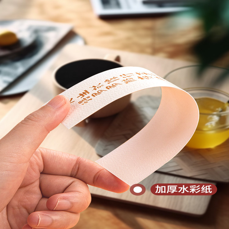 Blank bookmark watercolor line drawing antique elements hand-painted handwritten card student handmade diy material package bookmark