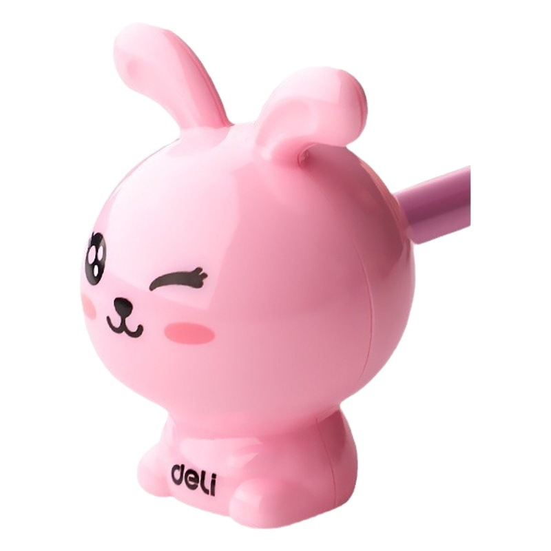 Deli Sacapuntas de lápiz para niños Sacapuntas de lápiz para estudiantes de escuela primaria manual chica mini Sacapuntas de lápiz portátil