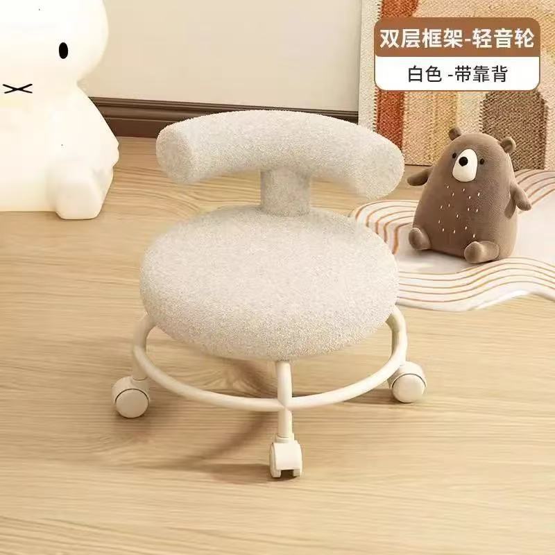 [스크래치 방지 및 내마모성 휠] 화이트 램스울-PP 섀시