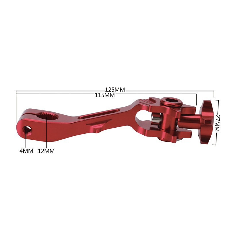 Accesorios de modificación de motocicleta brazo de freno rocker barra de tracción de aleación de aluminio brazo rocker de pentagonal brazo de tracción de freno general