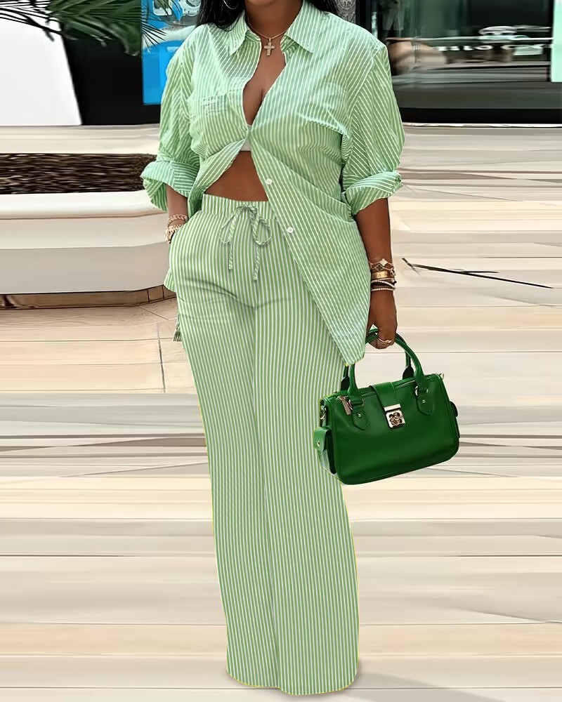 GraceChic GraceChic Cross-Border European And American Women's Clothing 2024 Autumn Winter New Sleeve Shirt Printed Long_voghion.com