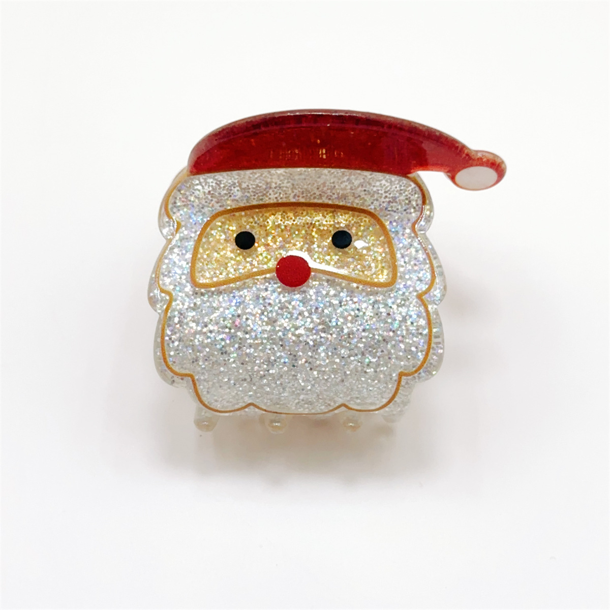 20g Weight Hair Claws Hair Accessories Type 1 Piece Quantity Holiday, Daily Occasion Arylic Material Christmas Festival Christmas Tree, Santa Claus Pattern Women's Gender Simple Style Style Christmas Simple Style Women's Christmas Tree Santa Claus Arylic Hair Claws 6