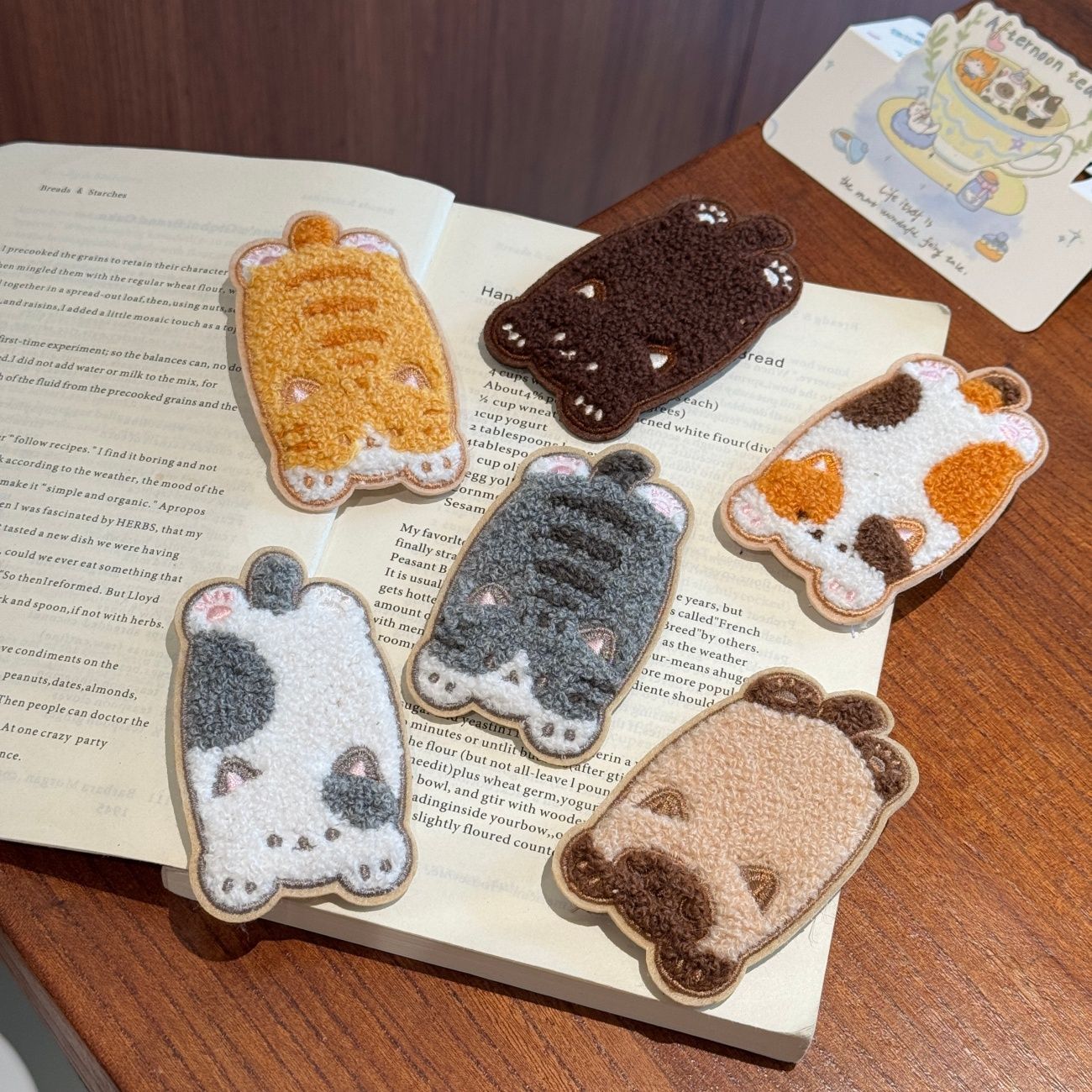Cute and soft cat-shaped hair clips with Velcro, sweet and versatile, perfect for girls, seamless bangs, hair styling tool