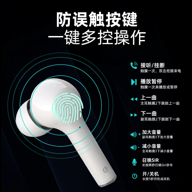 Тапы/наушники с сенсорным управлением, Bluetooth, T01, подарок на день рождения