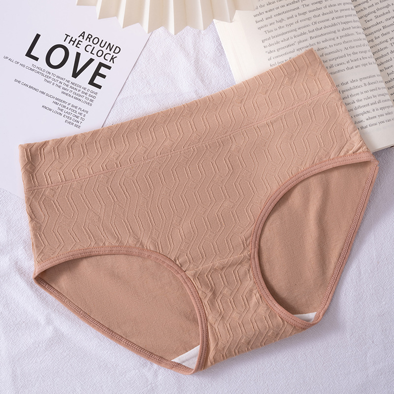 Ropa interior de mujer modal algodón transpirable antibacteriano inferior entrepierna chica sin costuras pantalones cortos de cintura media cabeza chica calzoncillos ropa interior