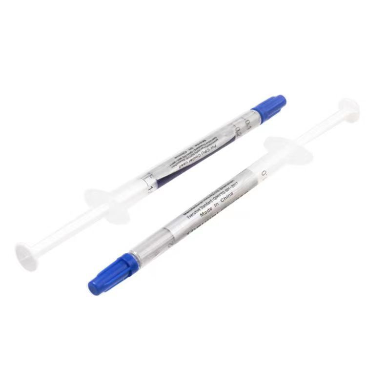 导热硅脂510小针管式导热硅脂含银灰色硅胶散热硅脂CPU显卡散热膏