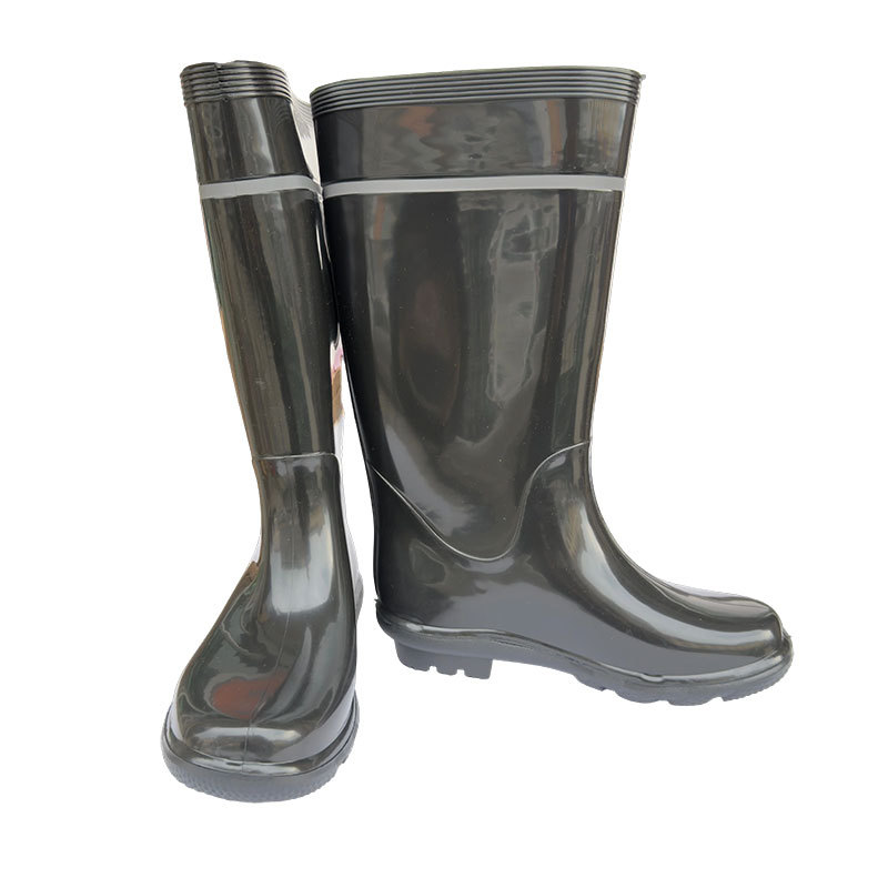 Zapatos de lluvia de protección laboral para hombres y mujeres, botas de lluvia de barril corto y alto, zapatos impermeables, zapatos antideslizantes y resistentes al desgaste, zapatos plásticos