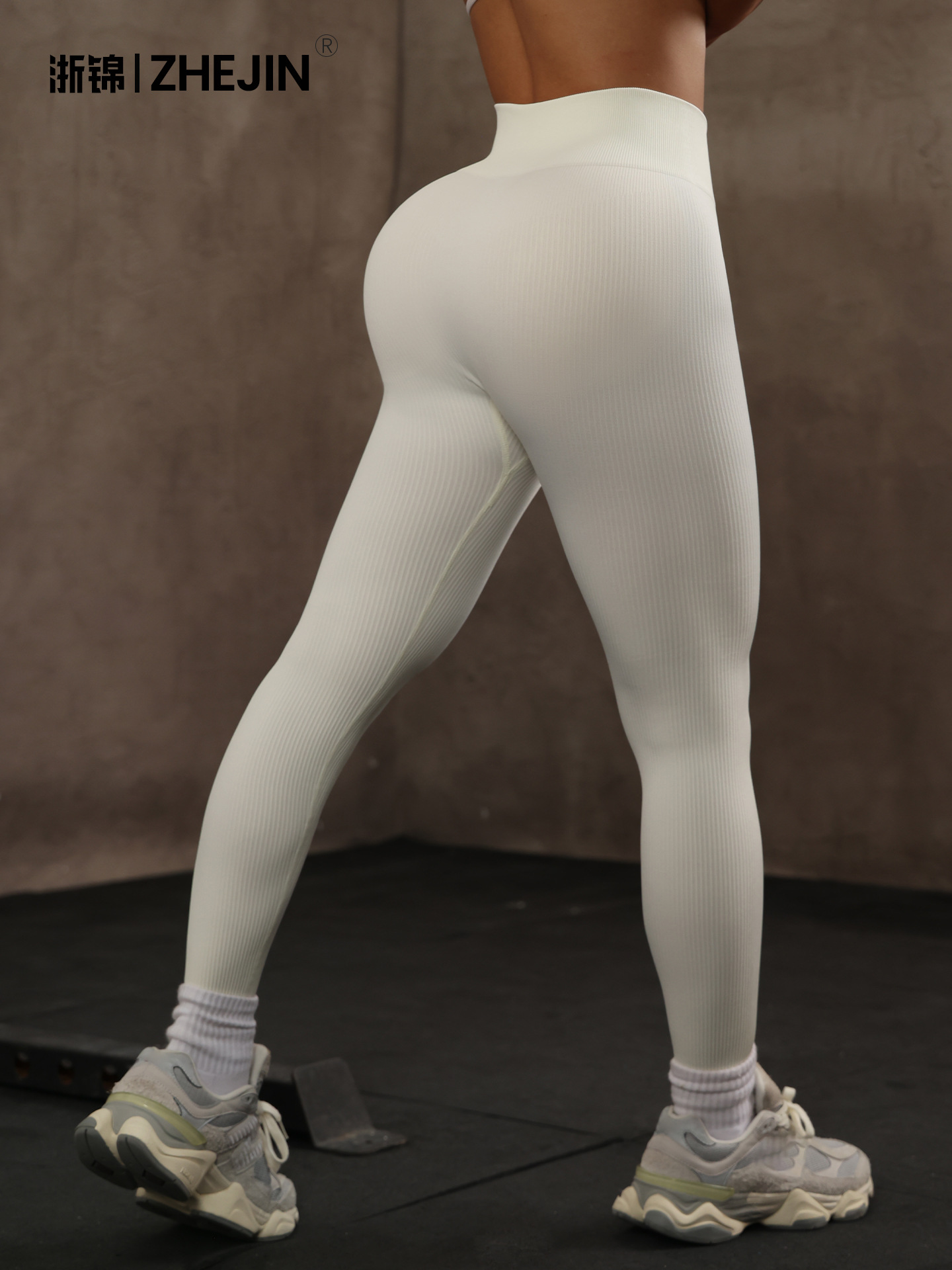 Pantalones de Yoga de Cintura Alta sin Costuras, Estilo Deportivo Acordonado, Europeos y Americanos, sin Líneas Incómodas, Levanta Glúteos, para Fitness