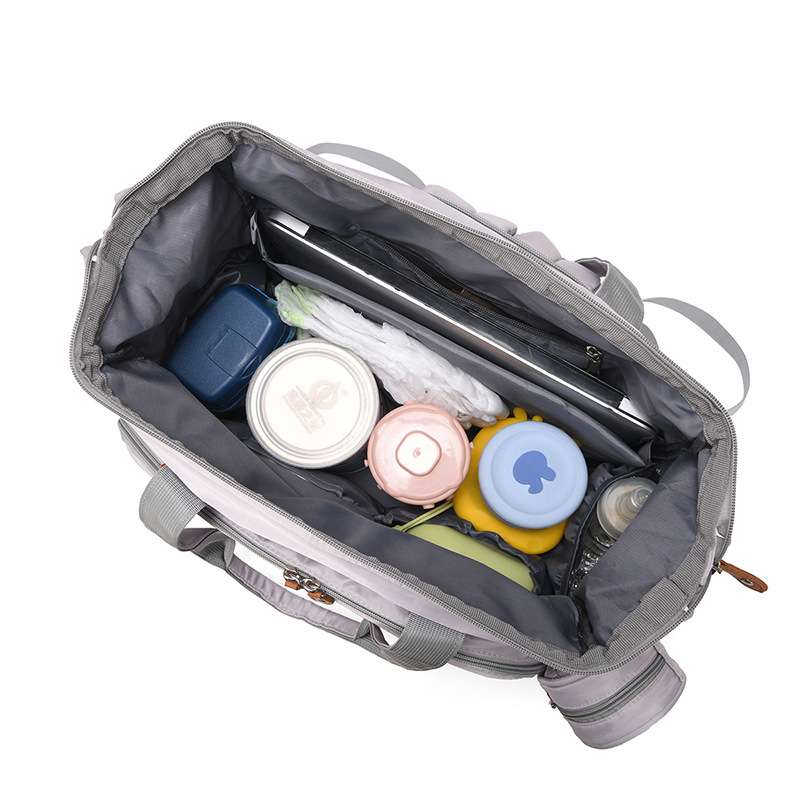 Bolsa de gran capacidad para mamás con bebés, mochila de ocio, mochila de hombro ligera, bolsa de hombro portátil para madre y bebé.