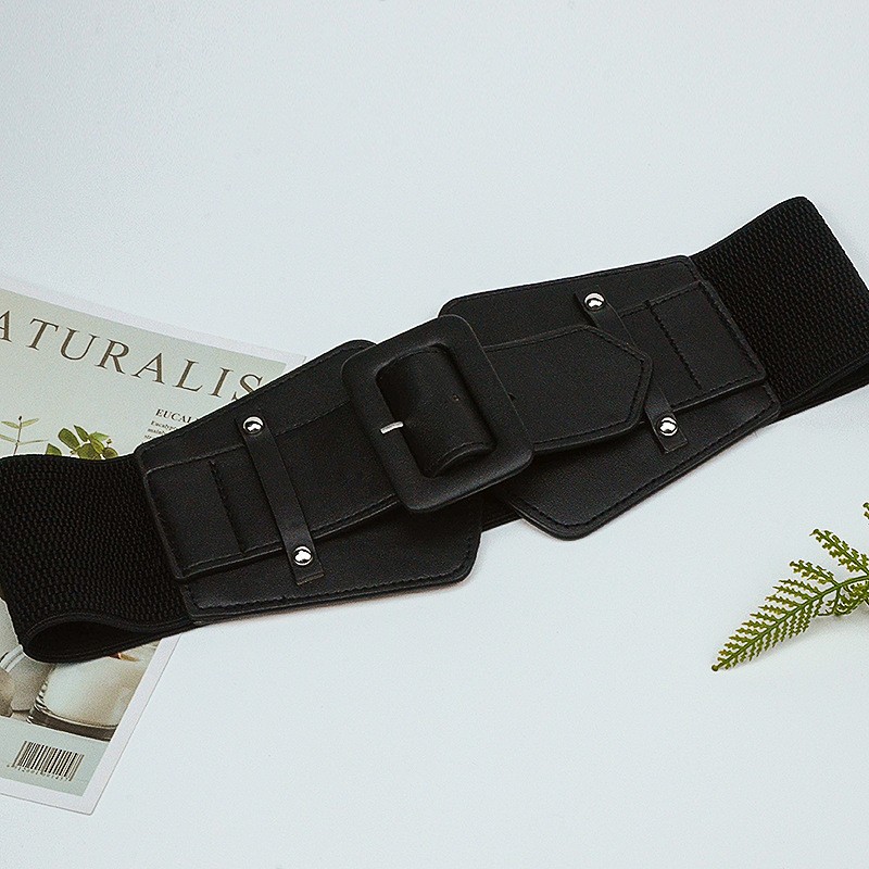 Fashion Solid Color Pu Leather Belt display picture 2