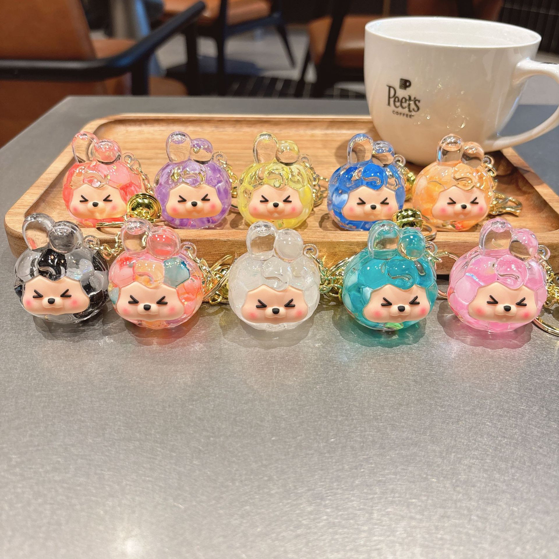 50g Weight Bag Pendant, Keychain Classification 1 Piece Quantity Festival, Shopping Occasion Acrylic Material Cartoon Character Pattern Unisex Gender Cute Style 1 Piece Cute Cartoon Character Acrylic Unisex Bag Pendant Keychain 1