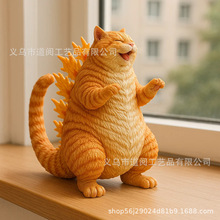 Monster Cat Figurine�֫F؈����Ҿ��k�����愓���b�Ʒ؈��٪��