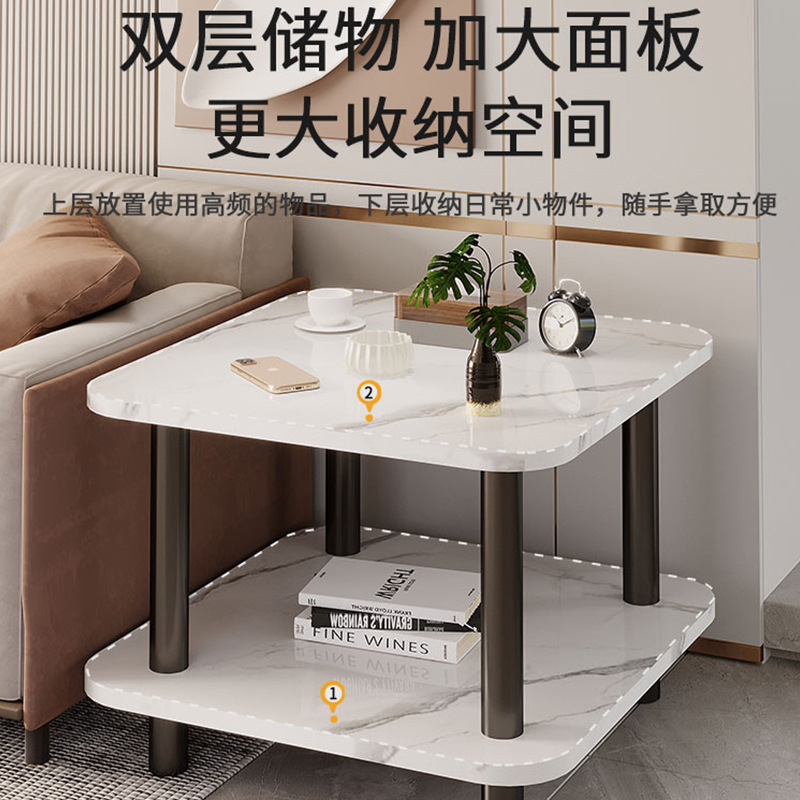 ソファーの端のいくつかの小さいテーブルの客間の家庭用のお茶のいくつかの小さいタイプの簡易なベッドの棚の現代の賃貸の部屋のサイドキャビネット|undefined