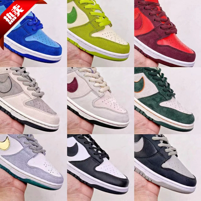 Путянь dunk черно-белая панда sb зеленое яблоко