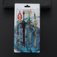 西遊記兵器套裝三國五虎套裝斗羅套裝玩具模型