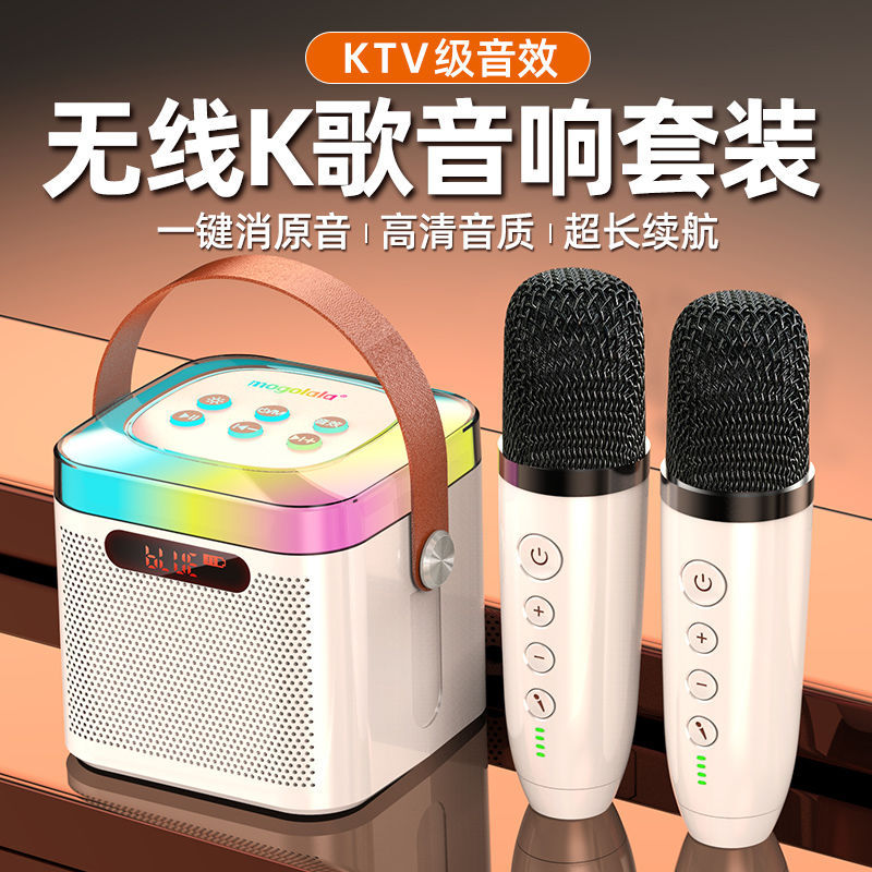 Microphone Speaker Bluetooth Baby Karaoke Wireless All-In-One Home Children's Outdoor Internet Celebrity Singing