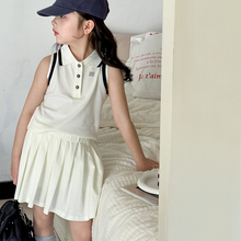 С�t�~Ůͯ���b���b2025�¿ͯ��ɫPolo�����°���ȹ�n���H���b