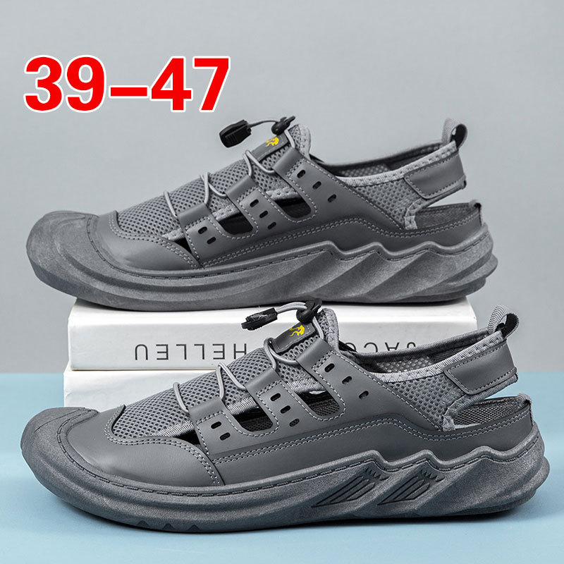 Sandalias para hombre verano al aire libre Baotou zapatos deportivos para caminar zapatos de playa de ocio transpirables al por mayor