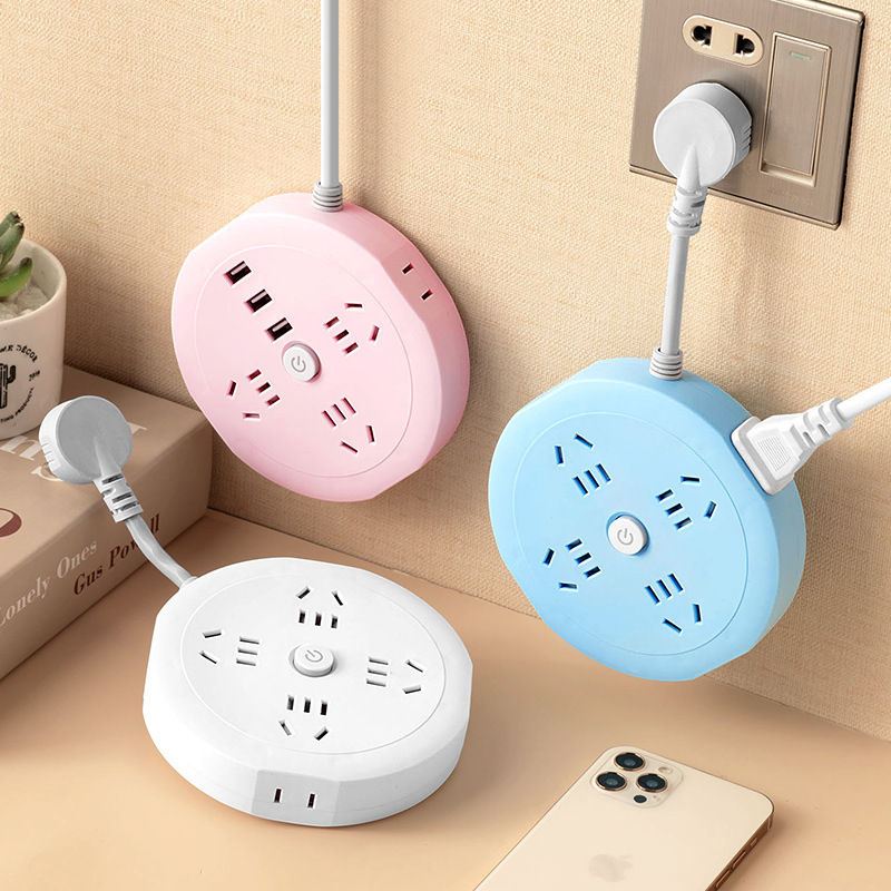 家用电源插座接线板 插排多孔位插座带开关拖线板USB排插